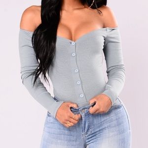 Off shoulder bodysuit